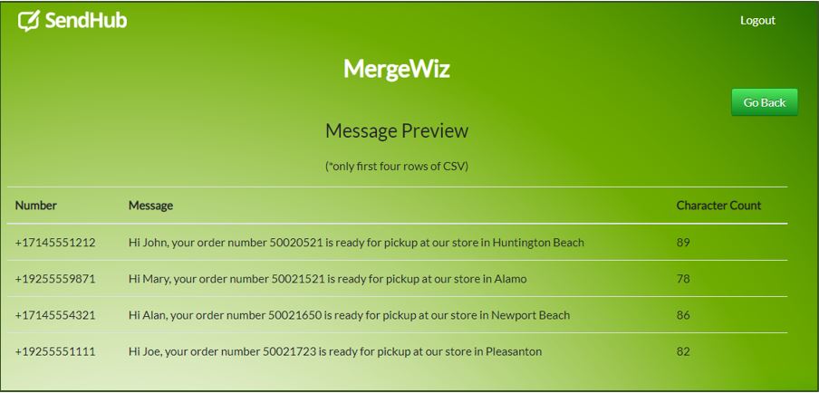 MergeWiz is a new SendHub Feature