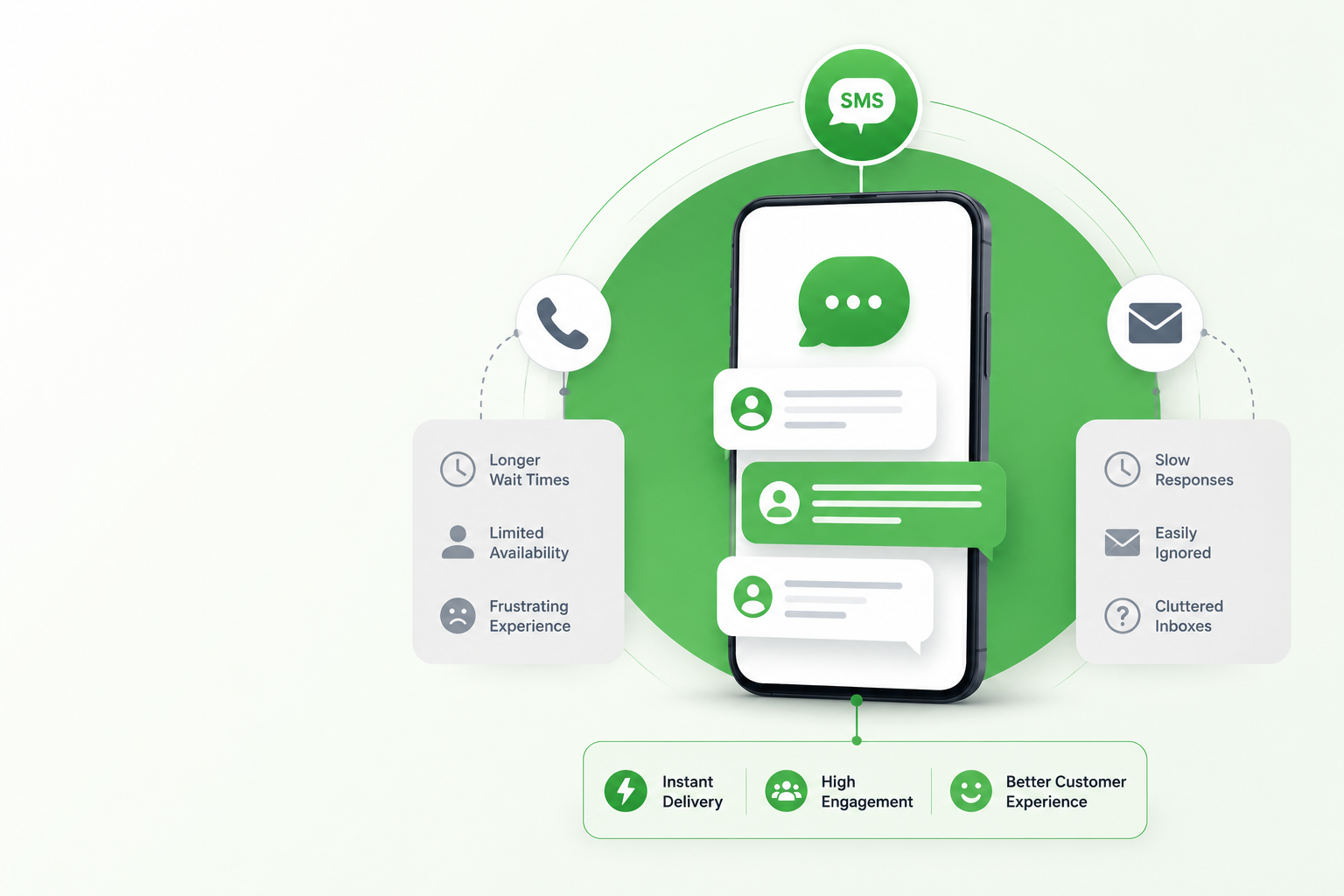 Why SMS Customer Service Outperforms Phone and Email